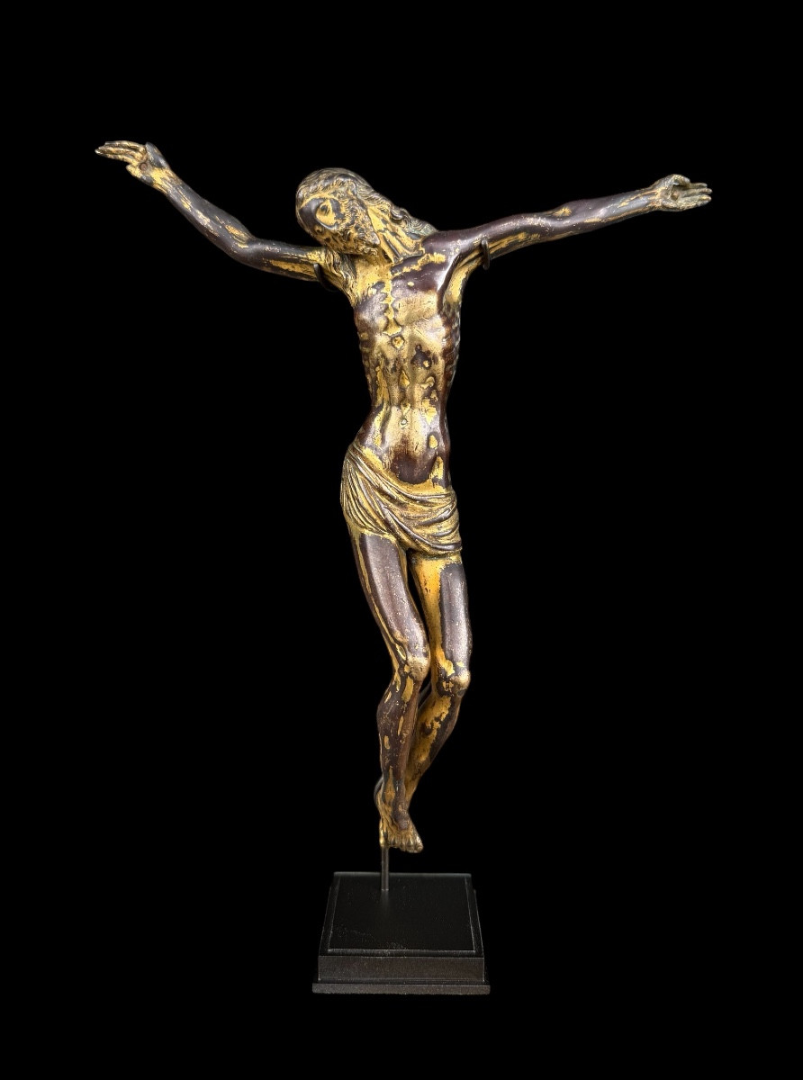 Corpus Christi' Figure Of Christ In Fire-gilt Bronze - Italy - Late 16th Century
