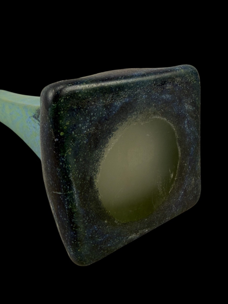 Vase en verre multicouche par Daum Nancy - France - début 20e siècle-photo-4