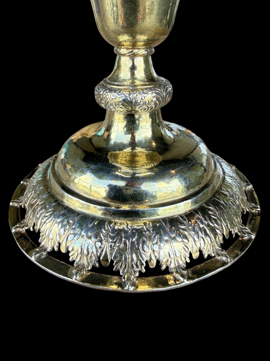 Gilded Solid Silver Ciborium, Belgium (tongeren), Circa 1670–1695; Attributed To Jean De Newe-photo-2