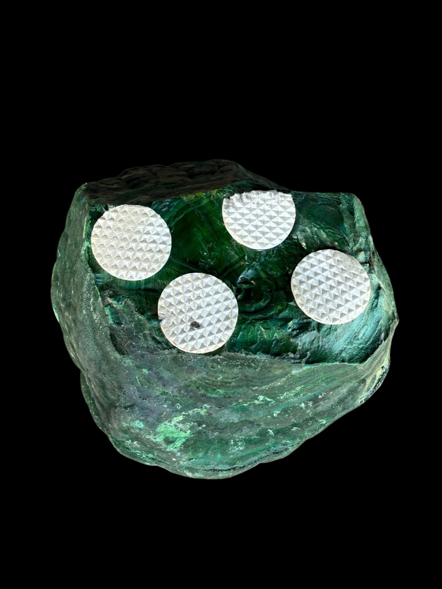 Malachite polie en forme de cerveau - Afrique, Katanga -photo-3