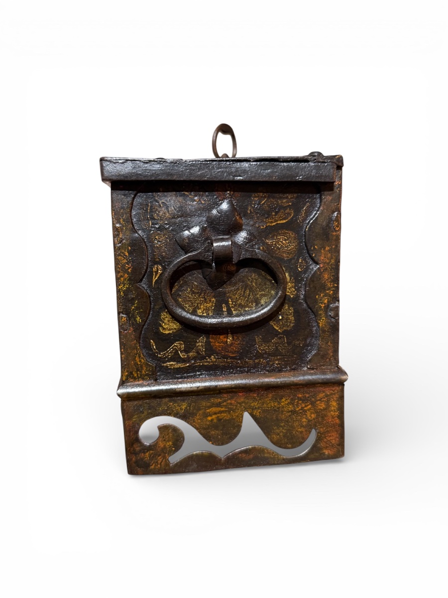 Petit coffre en fer forgé - Nuremberg, Allemagne - Circa 1600-photo-3
