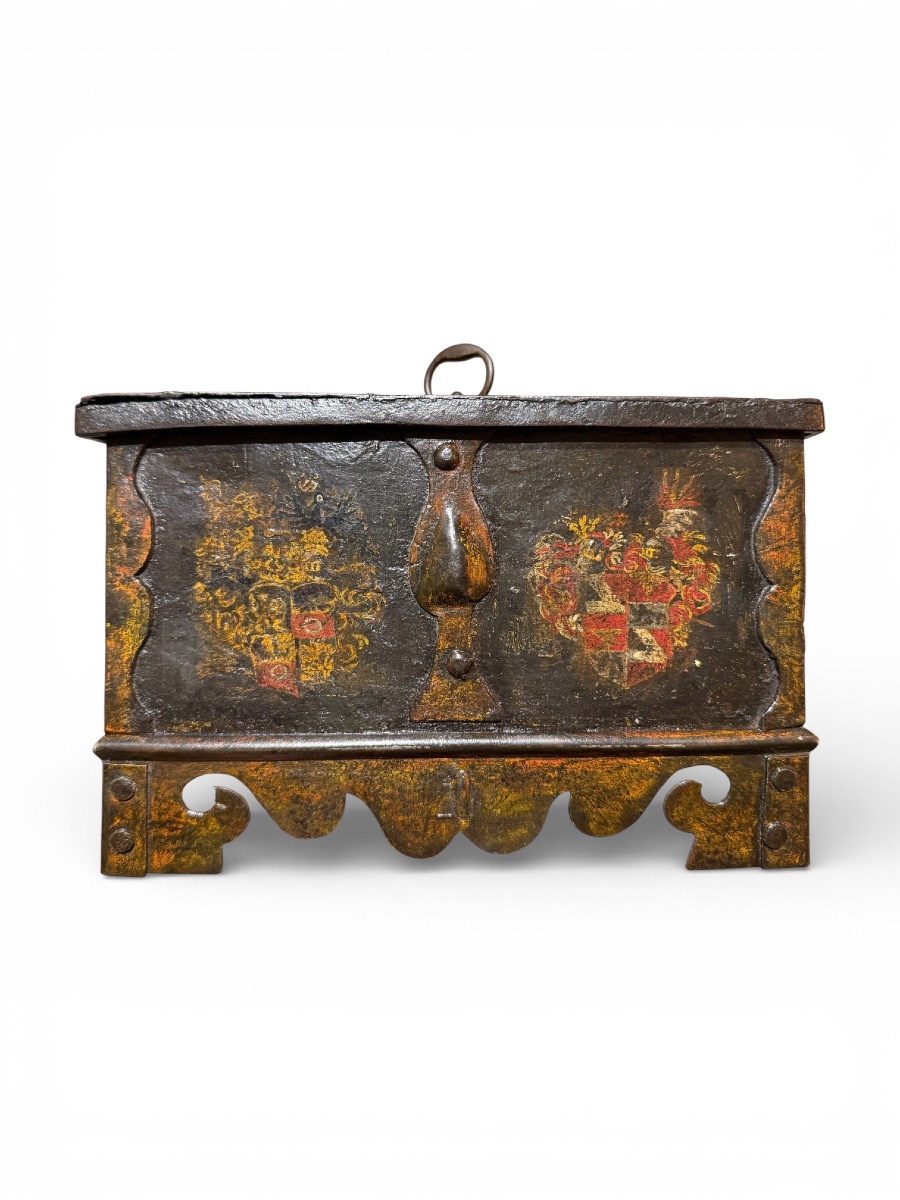 Petit coffre en fer forgé - Nuremberg, Allemagne - Circa 1600