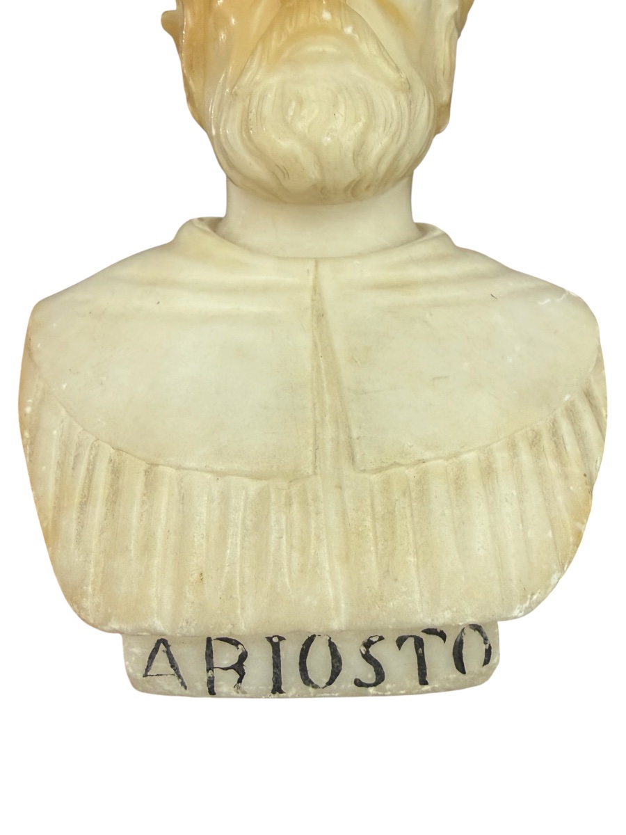Marble Bust Of Aristotle – Grand Tour – Italy – 19th Century-photo-2
