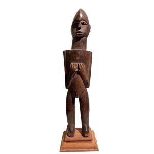 Statue Africaine Originale En Bois De La Tribu Lobi - Burkina Faso - Début Du 20e Siècle