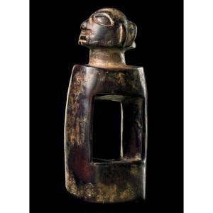 Ancient Friction Oracle 'katatora' From The Luba Tribe Of Congo - Africa - Late 19th Century