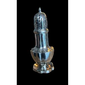 Birmingham Sterling Silver Sugar Shaker - England - Late 19th, Early 20th Century