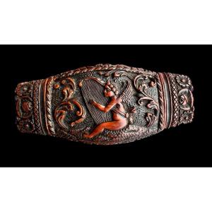 Superb Napoleonic 'prisoners Of War' Corozo Walnut Snuff Box - Early 19th Century