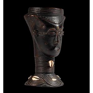 Libation Cup From The 'kuba' Tribe Of The Congo - Africa - Late 19th Century