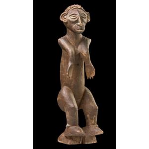 Statue Africain En Bois De La Tribu ‘holo’ Du Congo - Afrique - Début 20e Siècle