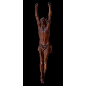 Grande Christ en buis ‘Corpus Christi’ style janséniste - européen - début 19e siècle