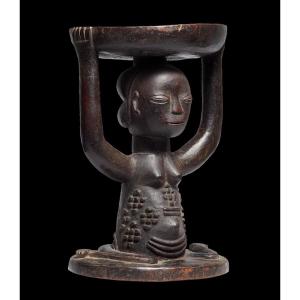 Siège/tabouret de la tribu ‘Luba’ du Congo - Afrique - 19e siècle