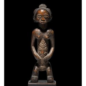 Statue africain de la tribu ‘Luba’ Shankadi/Kalundwe du Congo - Afrique - début 20e siècle