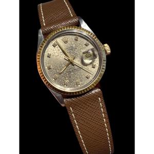 Rolex Datejust '16013' Watch In Steel And Gold - Swiss - 1986/1987