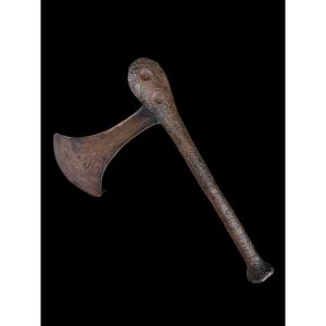 Copper Axe From The Songye/tetela Tribe Of The Congo—africa—early 20th Century
