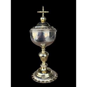 Gilded Solid Silver Ciborium, Belgium (tongeren), Circa 1670–1695; Attributed To Jean De Newe