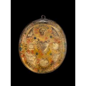 "reliquary" Relic Pendant - Italy - 18th Century