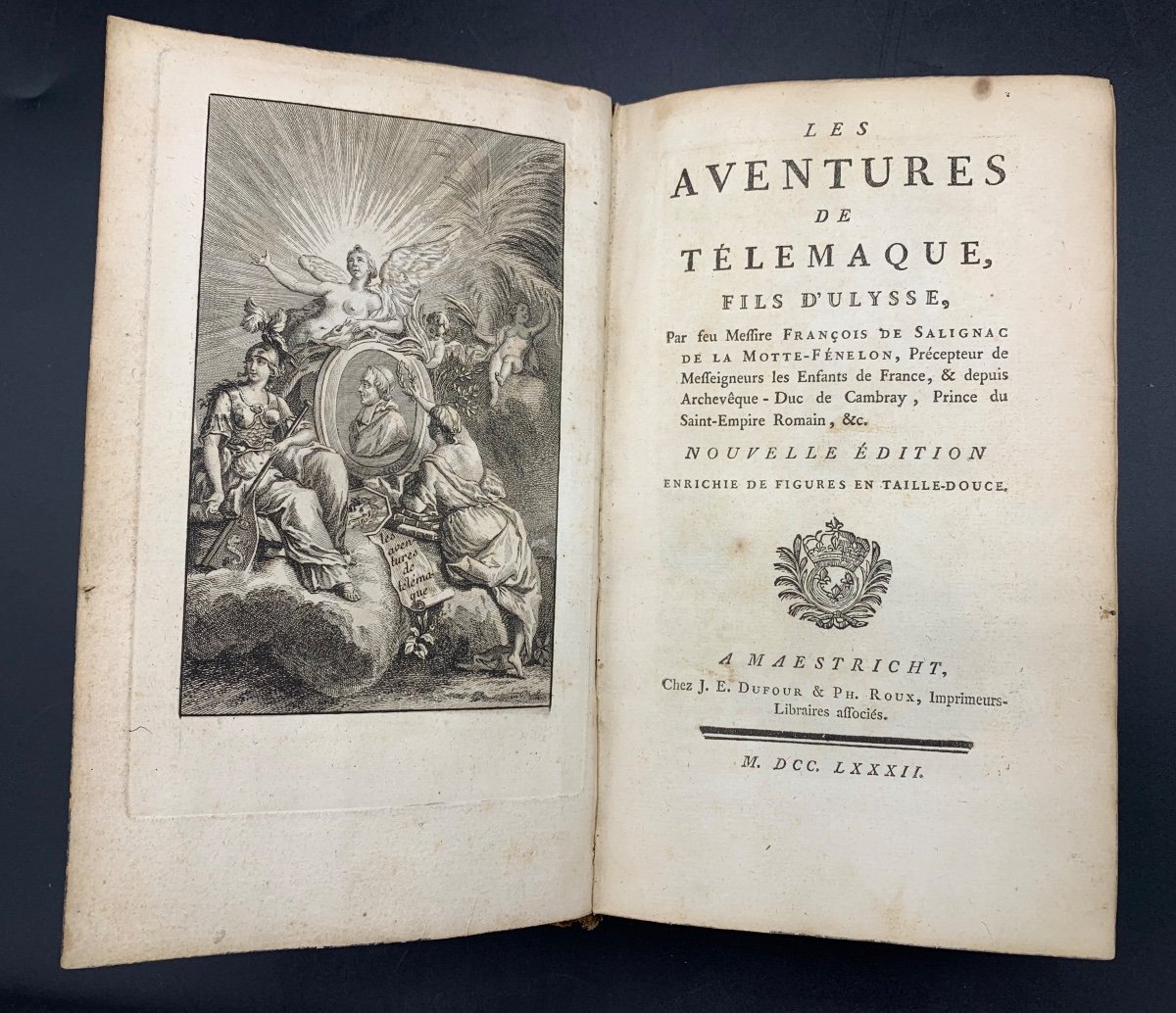 Livre Ancien Les Aventures De Telemaque Fils D’ulysse , Maestricht 1782-photo-4