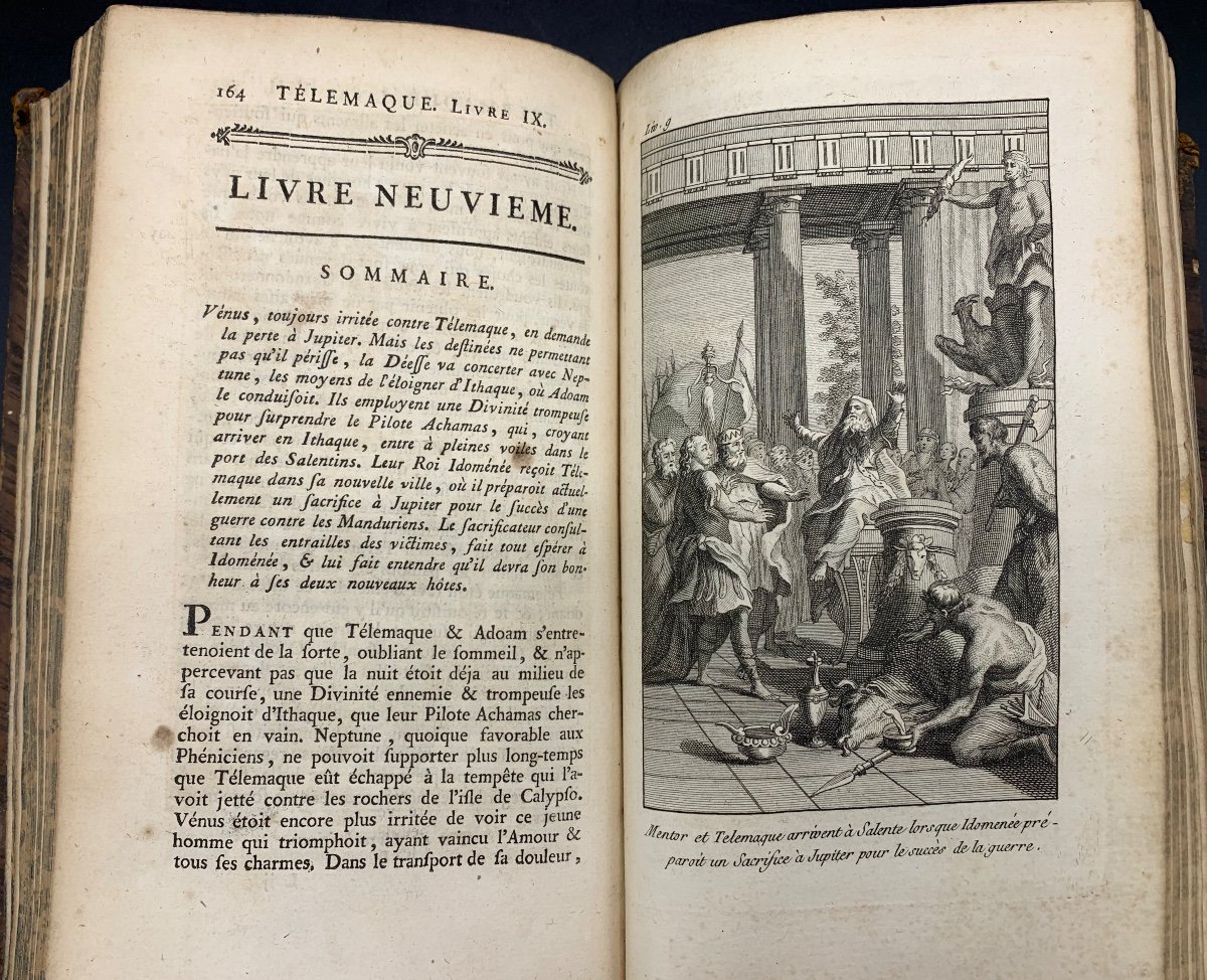 Livre Ancien Les Aventures De Telemaque Fils D’ulysse , Maestricht 1782-photo-2