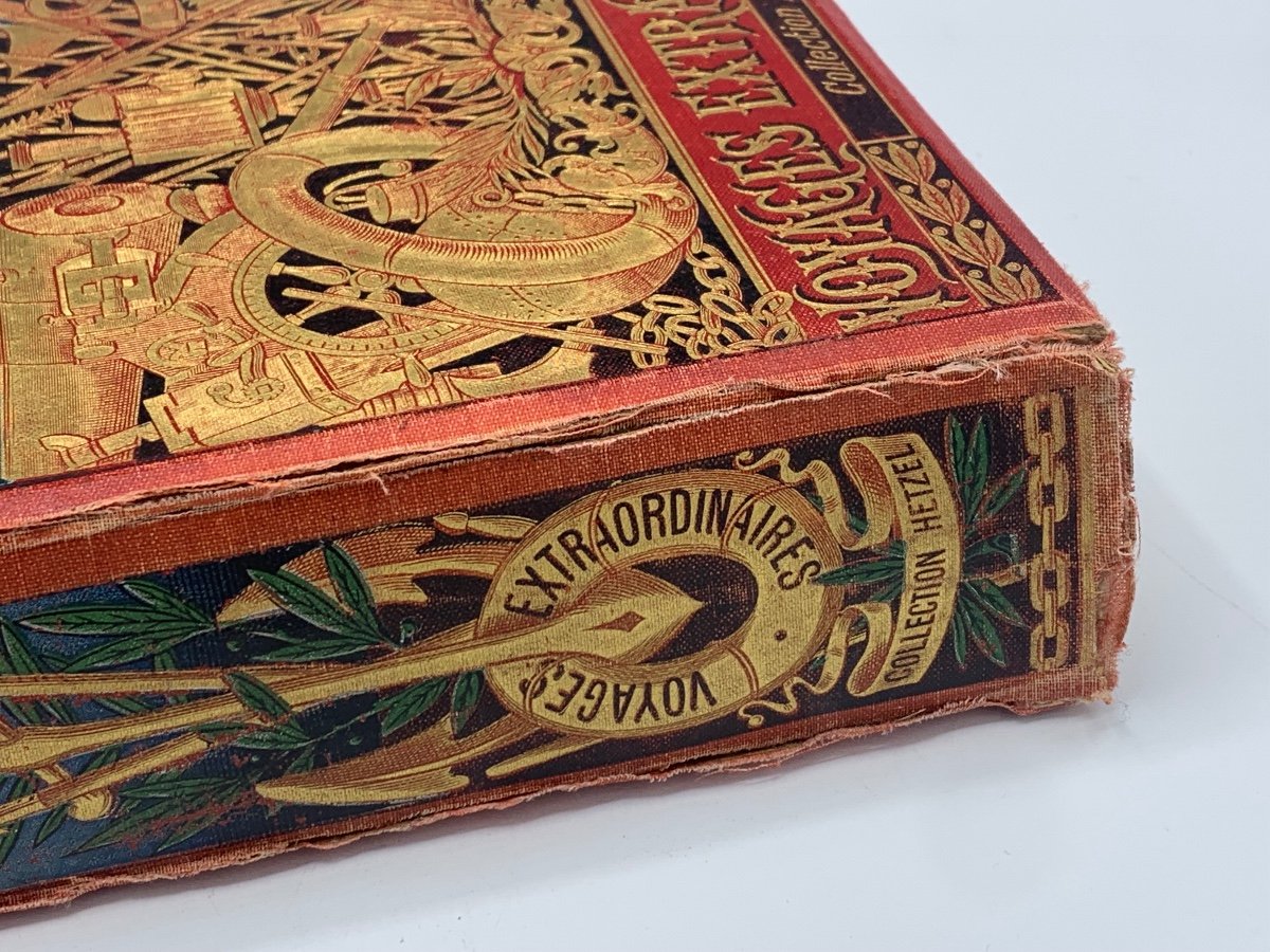 Book Jules Vernes The Children Of Captain Grant, Hetzel-photo-2