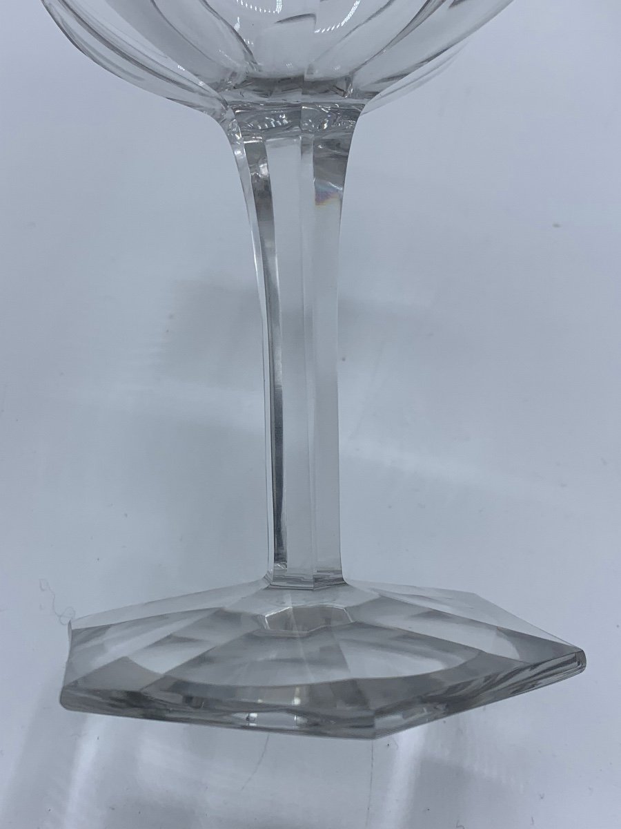 Champagne Glasses, Baccarat Crystal Compiegne Model-photo-3