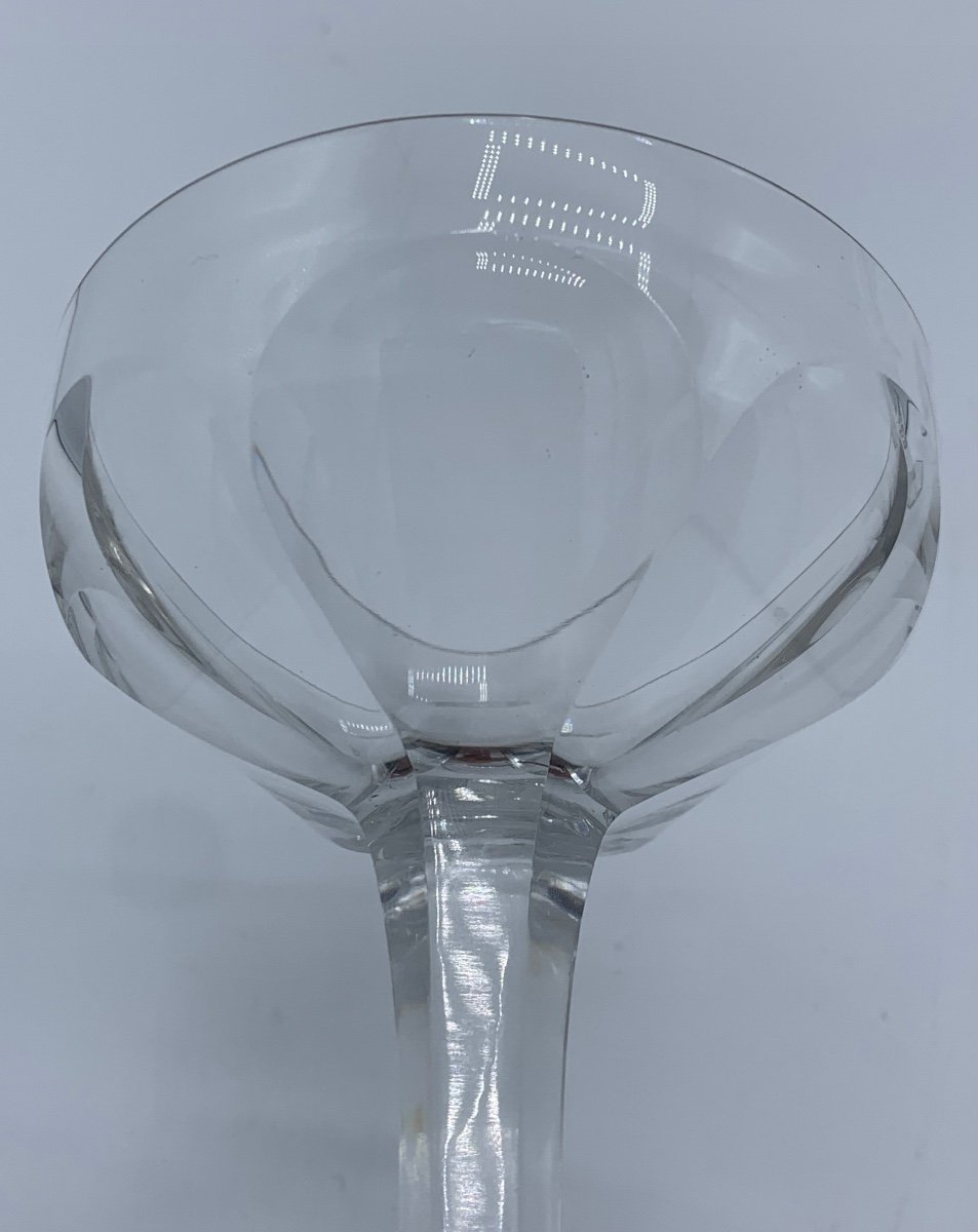 Champagne Glasses, Baccarat Crystal Compiegne Model-photo-1
