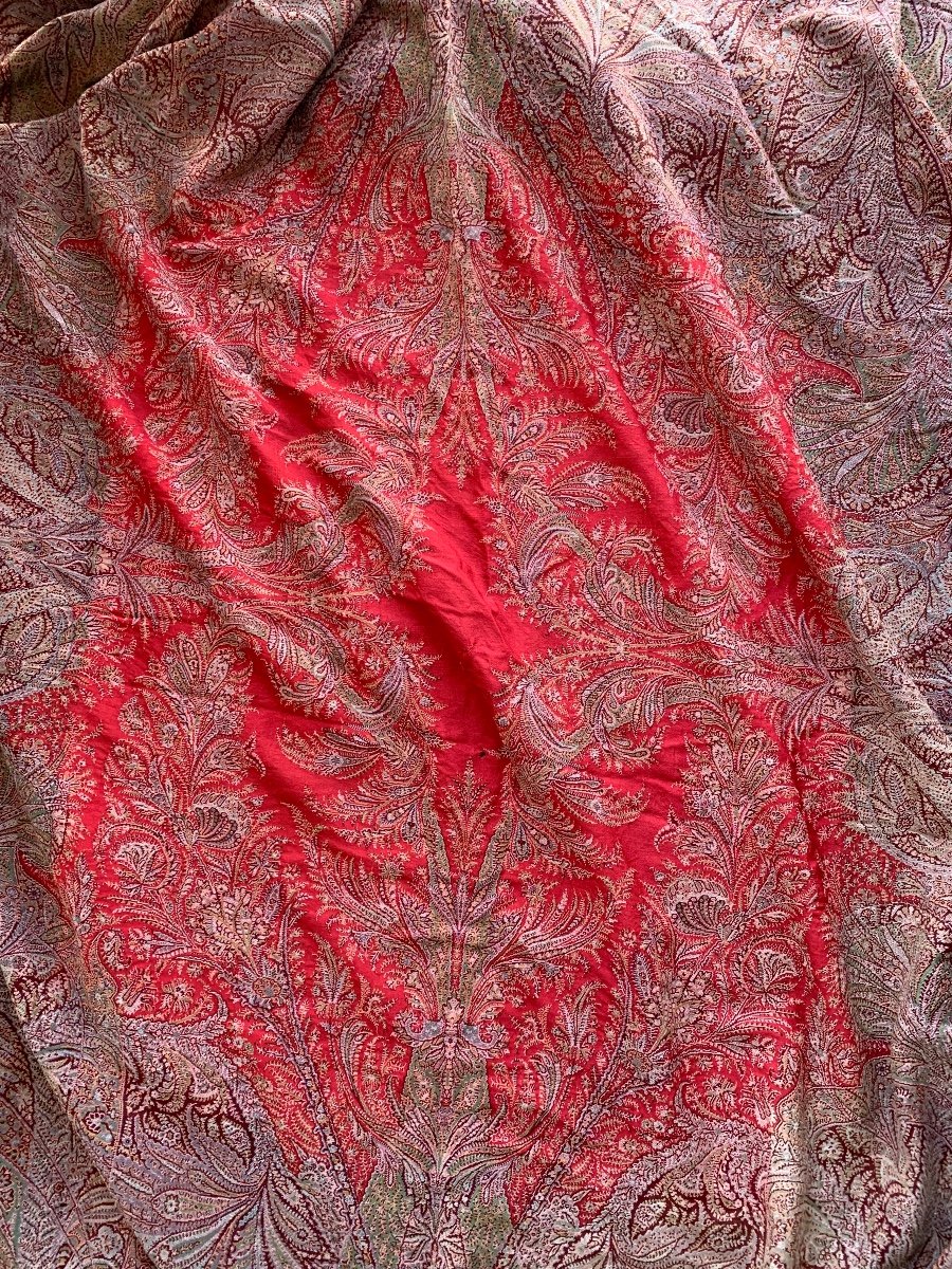 Cashmere, Fabrics, Shawl, Mid 19th 