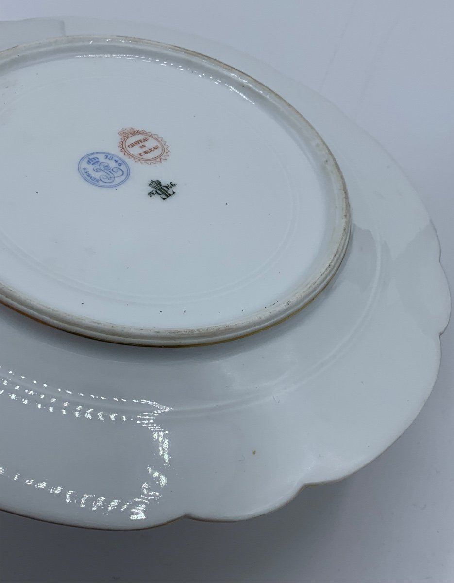 Assiette En Porcelaine De Sevres  ,Louis Philippe , Château De Fontainebleau , 1846-photo-8