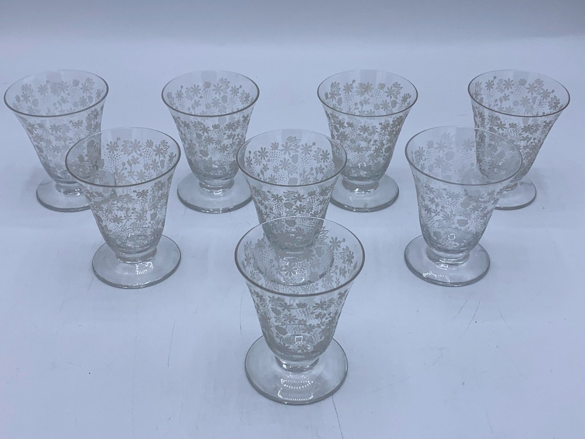 Verres En Cristal Baccarat Modèle Elisabeth Millefiori -photo-2