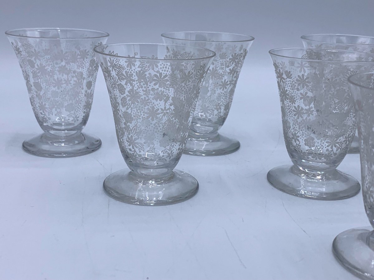 Verres En Cristal Baccarat Modèle Elisabeth Millefiori -photo-5