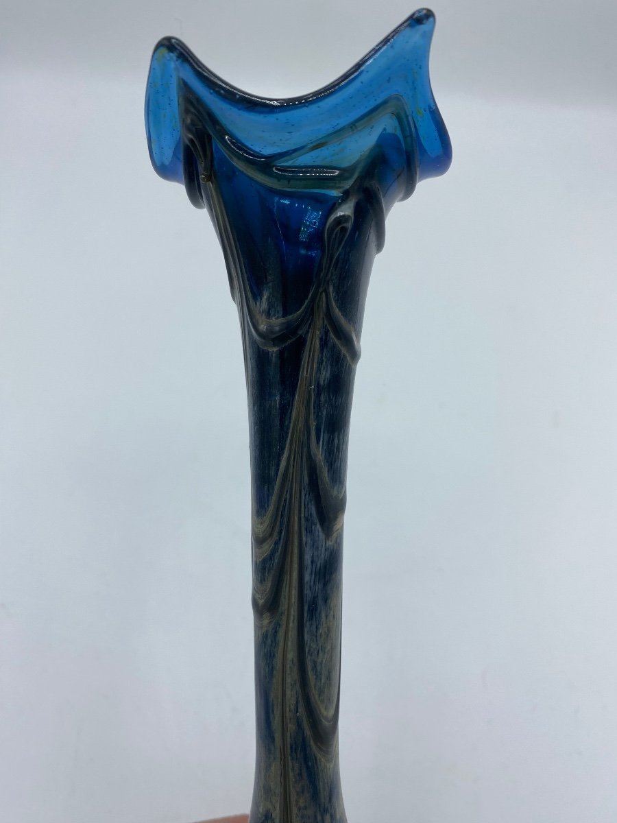 Glass Vase, Murano Circa 1960-photo-2