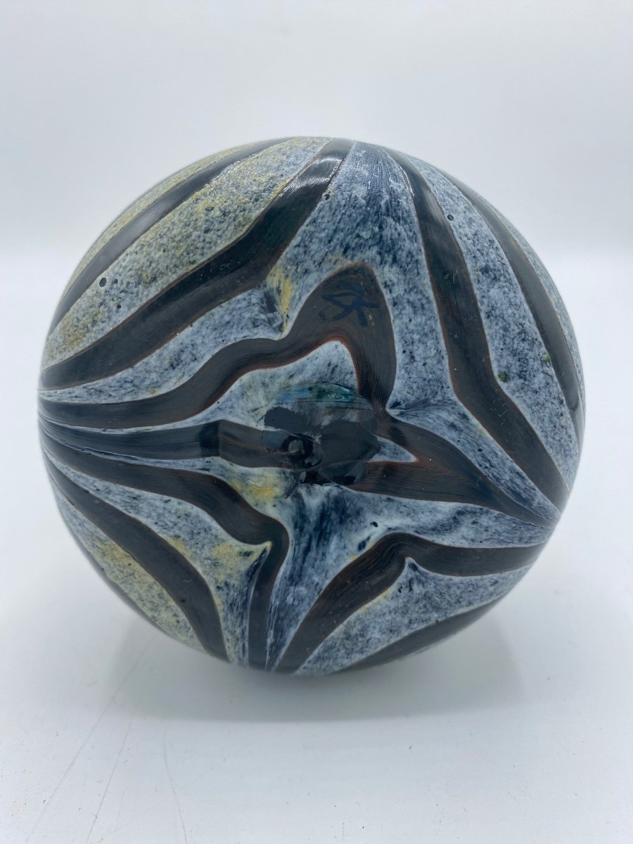 Glass Vase, Murano Circa 1960-photo-4
