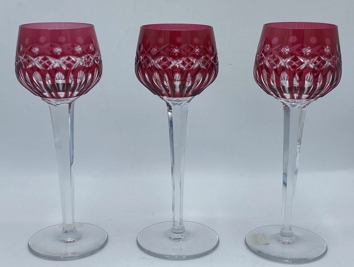 Verres En Cristal , Roemer Saint Louis Modèle Traminer -photo-2