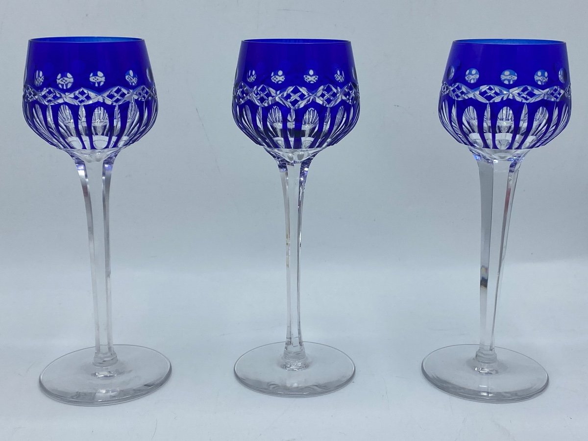 Verres En Cristal , Roemer Saint Louis Modèle Traminer -photo-3