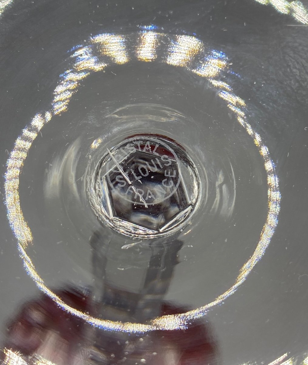 Verres En Cristal , Roemer Saint Louis Modèle Traminer -photo-6