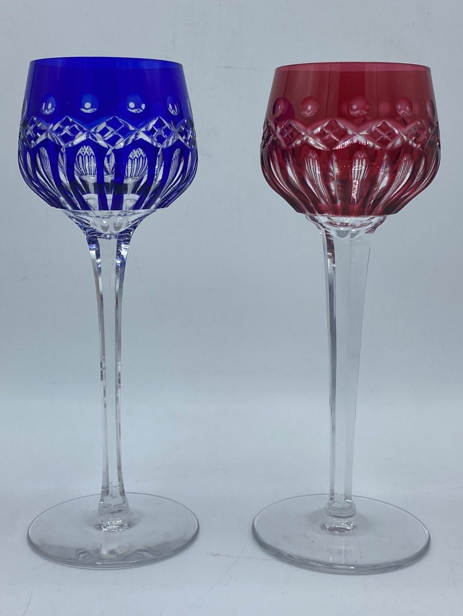 Verres En Cristal , Roemer Saint Louis Modèle Traminer -photo-8