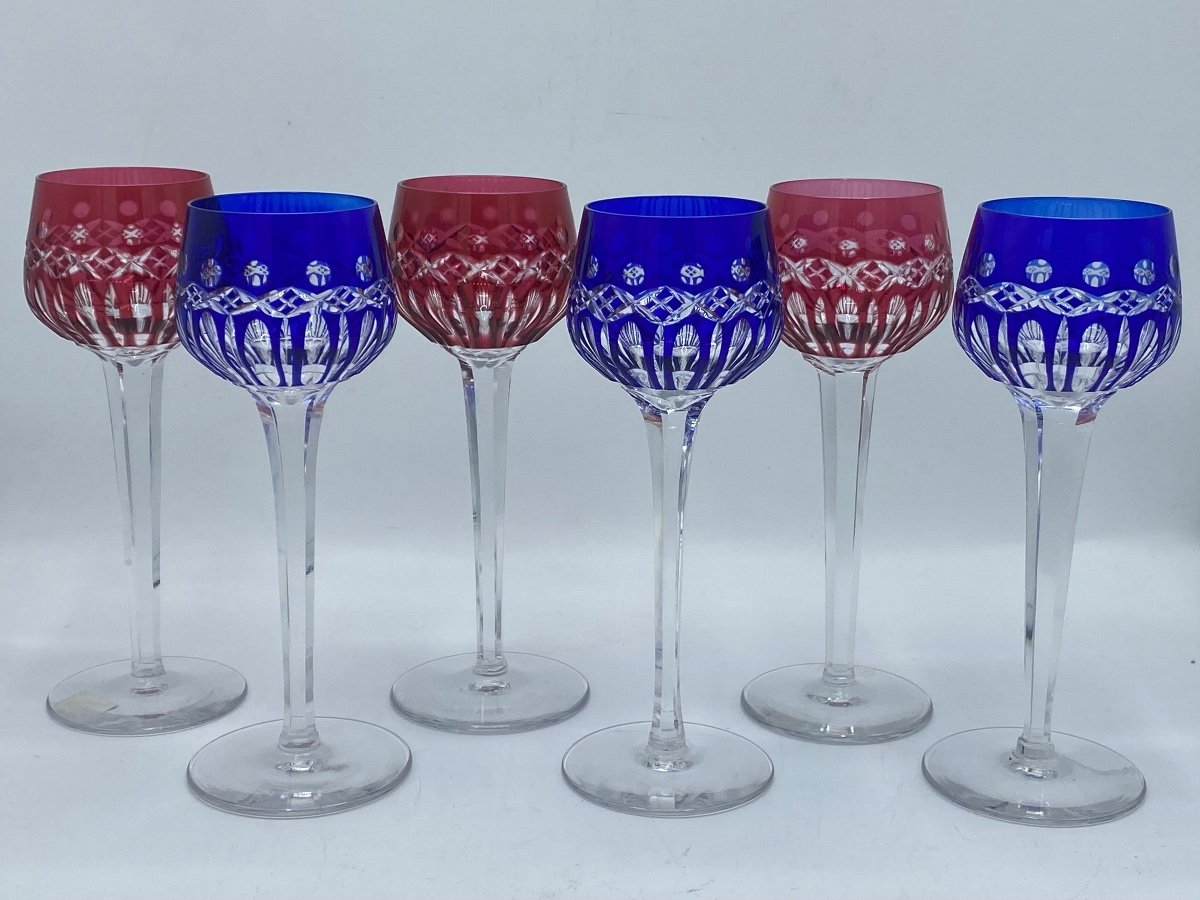 Verres En Cristal , Roemer Saint Louis Modèle Traminer 