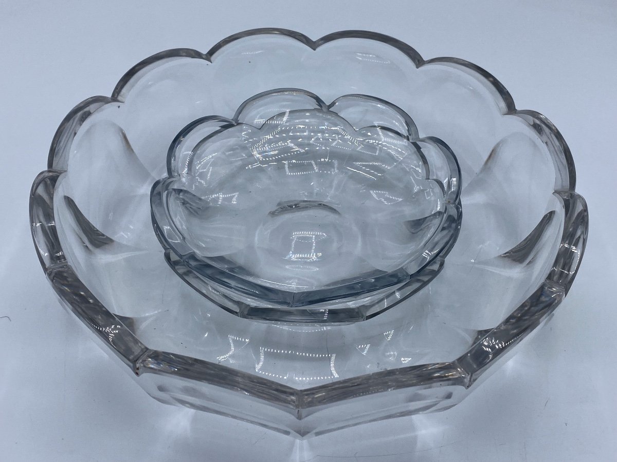 Saladier Et Coupelles En Cristal De  Baccarat Modèle Malmaison-photo-2