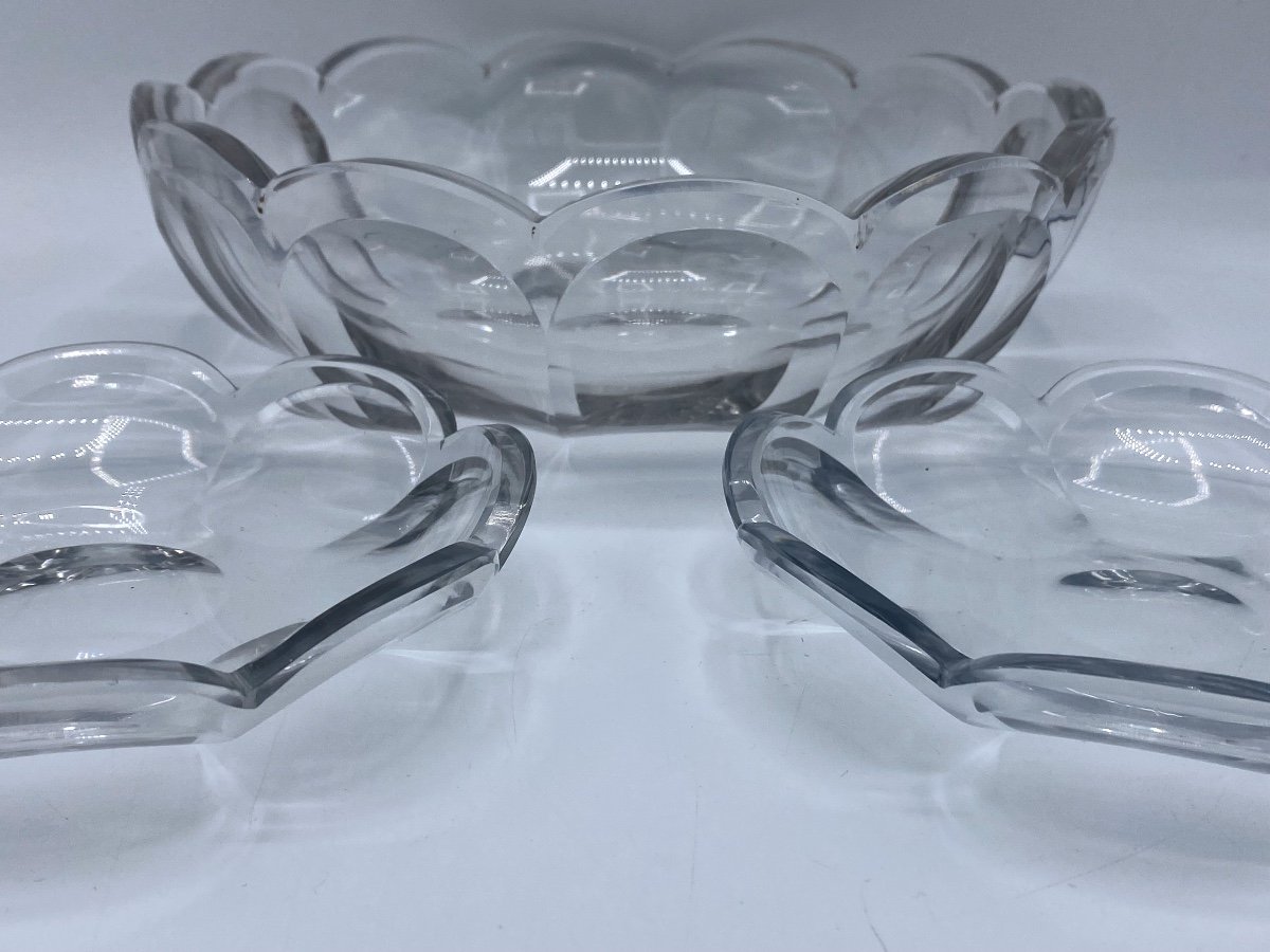 Saladier Et Coupelles En Cristal De  Baccarat Modèle Malmaison-photo-6