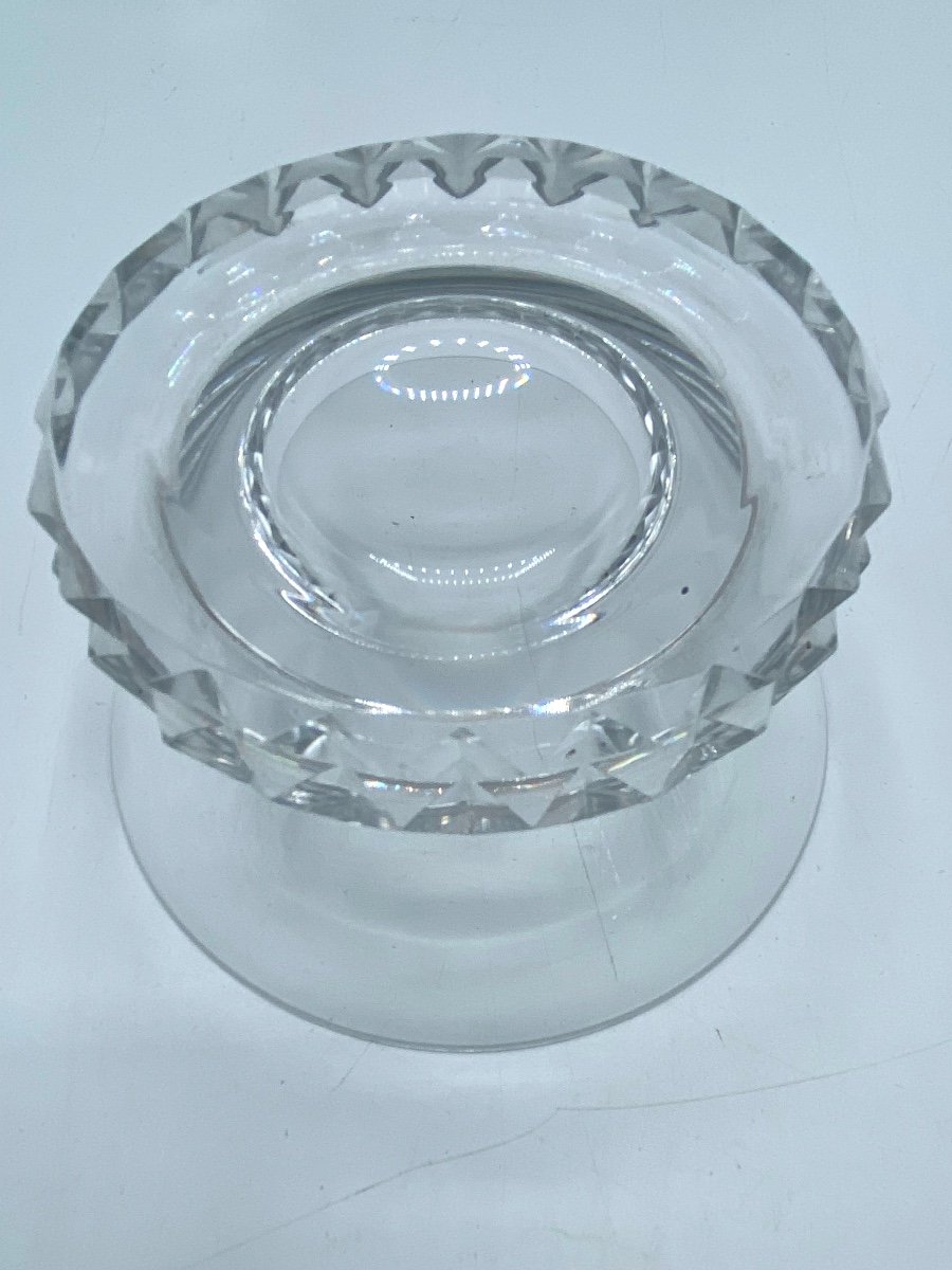 Coupes à champagne   En Cristal De Saint Louis Modèle Diamant -photo-4