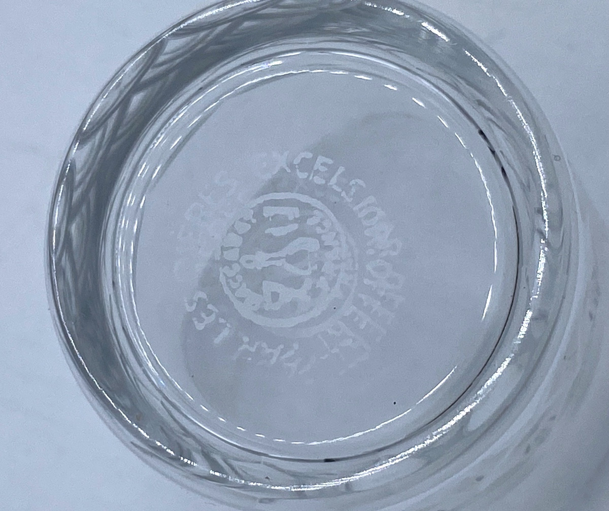 Baccarat Crystal Glasses, Chauny Tortoiseshell Model -photo-2
