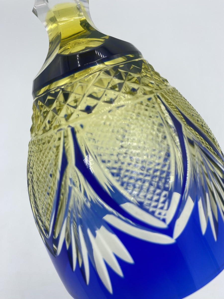   Glass, Romer In Val Saint Lambert Crystal With Uranium -photo-2