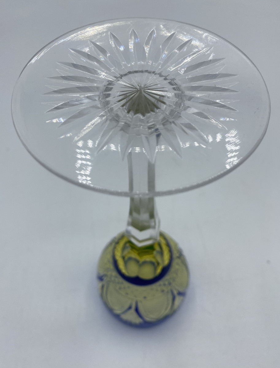   Glass, Romer In Val Saint Lambert Crystal With Uranium -photo-3