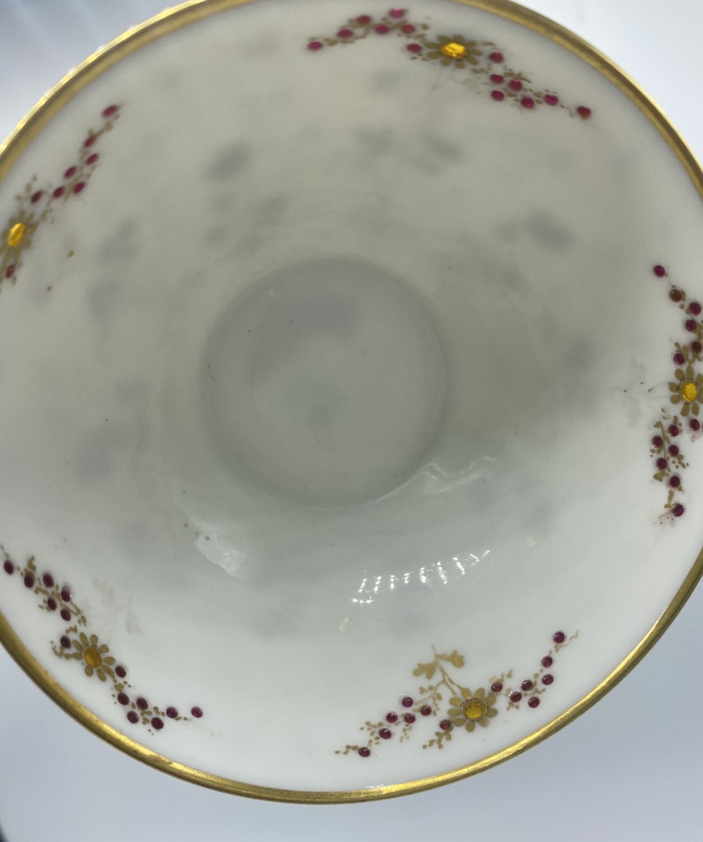 Tasse En Porcelaine De Limoges Jean  Pouyat -photo-2