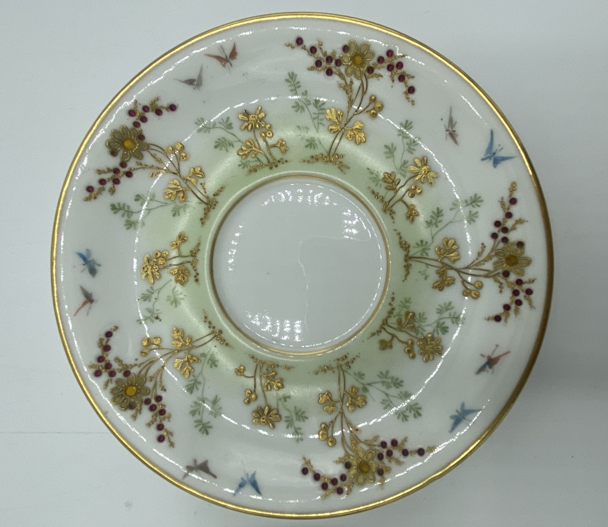 Tasse En Porcelaine De Limoges Jean  Pouyat -photo-3