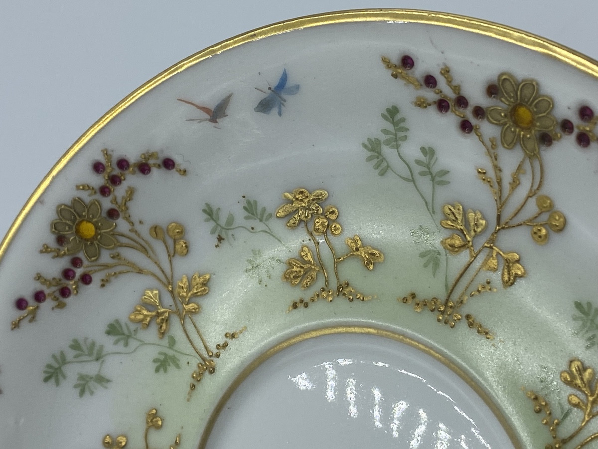 Tasse En Porcelaine De Limoges Jean  Pouyat -photo-4