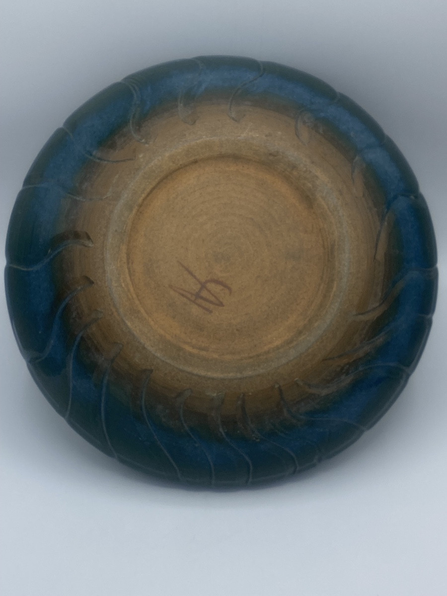 Ceramic Lentil Vase Circa 1970-photo-4