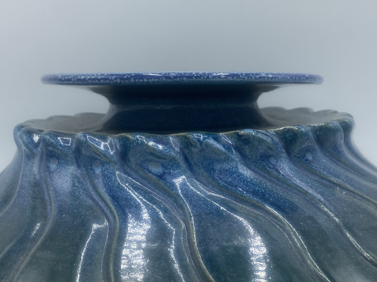 Ceramic Lentil Vase Circa 1970-photo-2