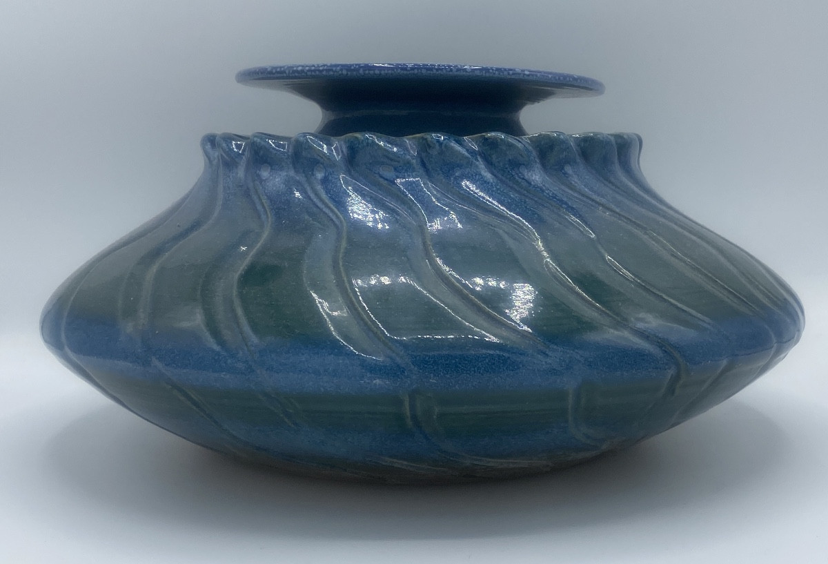Ceramic Lentil Vase Circa 1970-photo-3