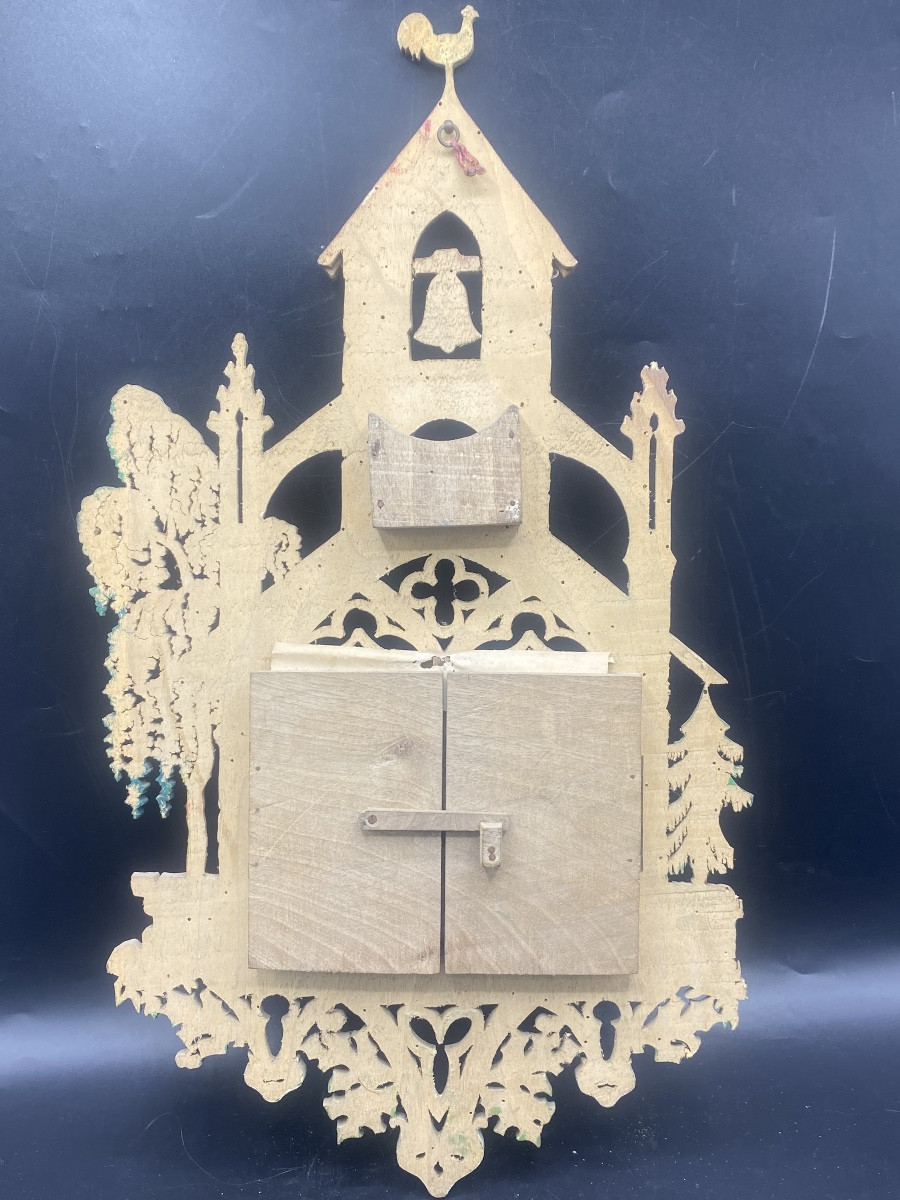 Reliquary, Wooden Photo Holder, Religious, Late 19th Century -photo-4