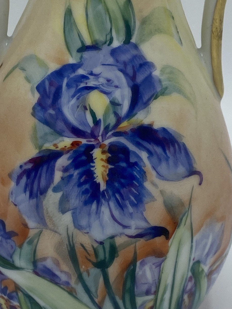Pair Of Limoges Vases, 1920/1930, G. Lavergne -photo-2